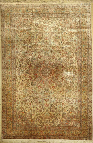 Silk Kaisery carpet, Turkey, approx. 40 years, pure