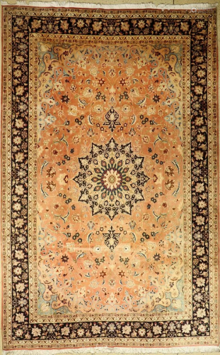 Tabriz carpet, Persia, approx. 40 years, wool with …