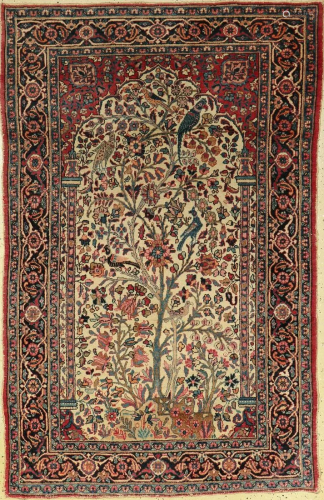 Masched rug old, Persia, around 1930, wool o…