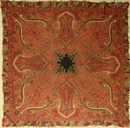 Cashmere 'Shawl' antique, North India, late 19th