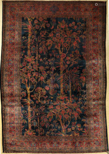 Rare Keschan 'Tavusian' antique carpet (Us Re-Import)