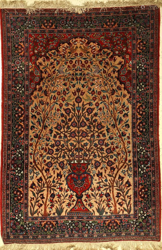 Kermanshah rug, Persia, around 1920, wool on cotton