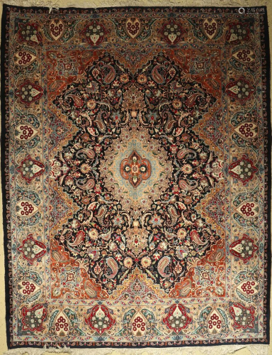 Kaschan Carpet, Persia, approx. 50 years, wool on