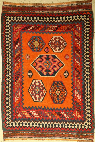 Qashqai Kelim, Persia, around 1940, wool on wool