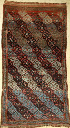 Kordi old rug, Persia, around 1940, wool on wool