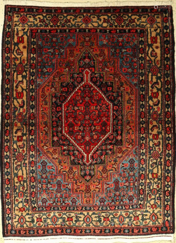 Senneh old rug, Persia, approx. 50 years, wool on