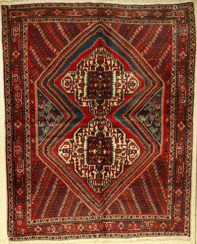 Sirjan old rug, Persia, approx. 50 years, wool on