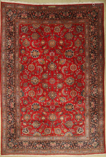 Kaschan carpet signed, Persia, approx. 50 years, wool