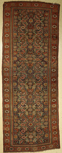 Antique Kurdish Runner, Persia, around 1900, wool on