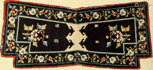 Saddle Cover, China, around 1920, wool on cotton