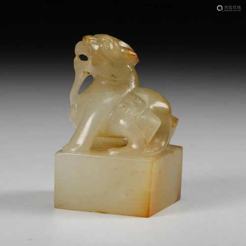 CHINESE JADE BEAST SEAL