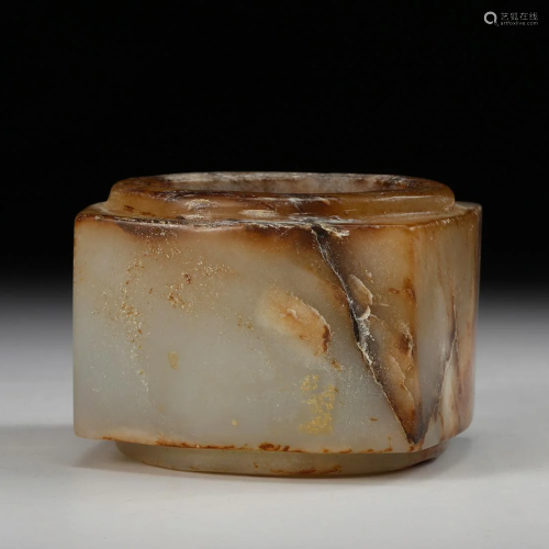 CHINESE ARCHAISTIC JADE CONG