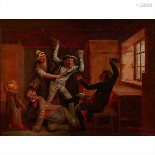 MANNER OF ALEXANDER CARSE THE BRAWL, C.1805