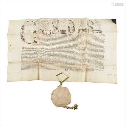 Edward VI (1537-53), King of England and Ireland Letters Patent for a Grant to Lord William Howard