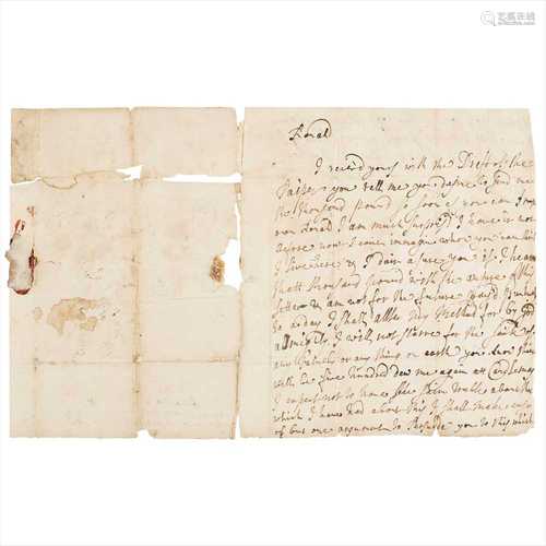 Campbell, John, 2nd Duke of Argyll, 1st Duke of Greenwich (1680-1743) Autograph Letter Signed