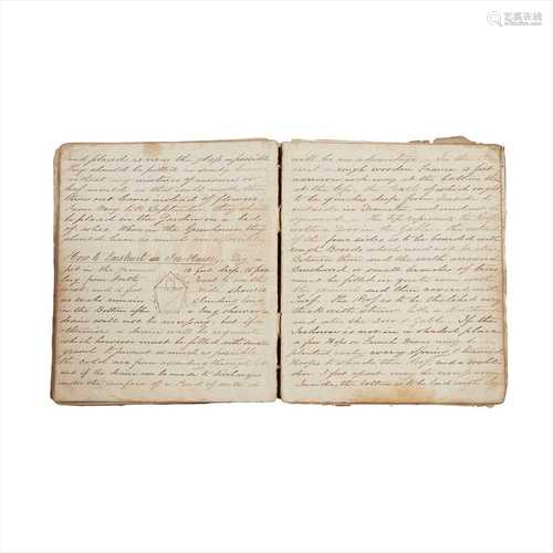 Manuscript Recipe Book 19th century