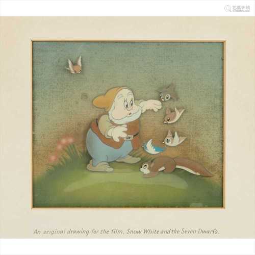 Disney's Snow White and the Seven Dwarfs Animation Cell