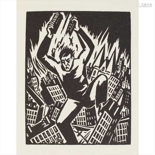 Masereel, Frans A collection of books illustrated by Masereel, comprising