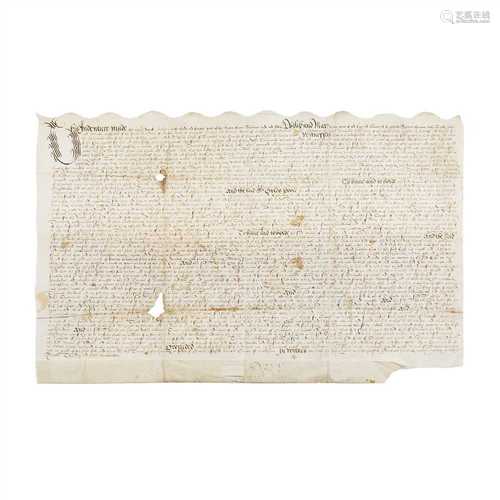 Pembroke, Sir William Herbert, first Earl of, (1501 ? - 70), Soldier and Courtier Indenture