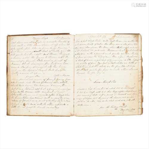 Receipt Book 1826 19th century manuscript recipe book