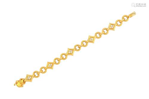 A diamond bracelet, by Van Cleef & Arpels