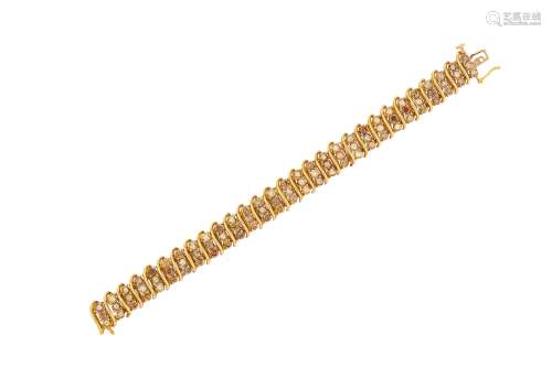 A diamond bracelet