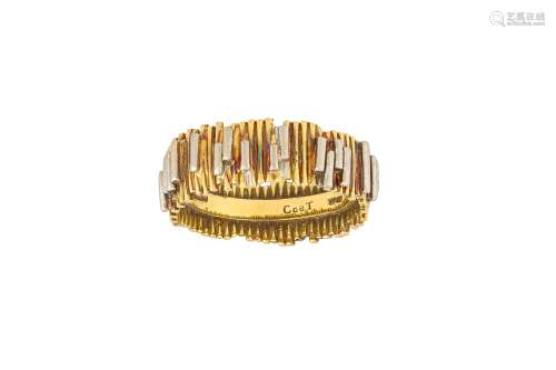 A gold band ring, by Charles de Temple, 1973