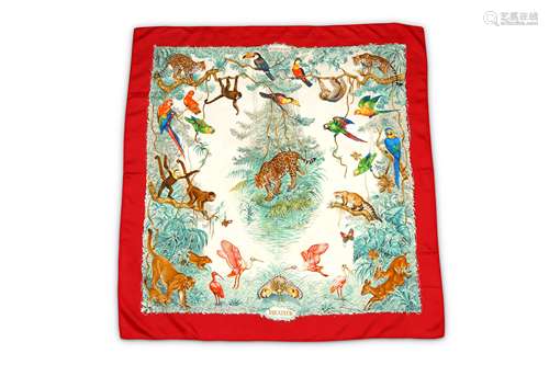 Hermes 'Equateur' Silk Scarf