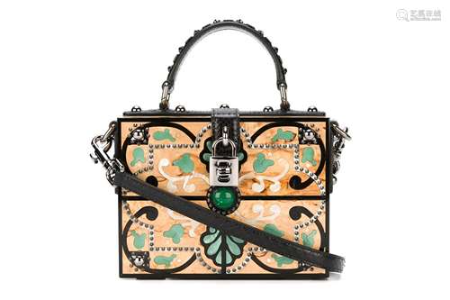 Dolce and Gabbana Embellished Ornate Box Bag