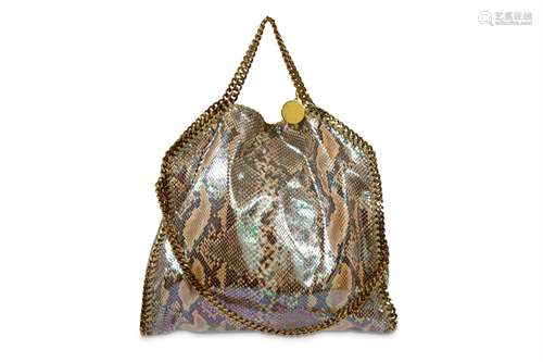 Stella McCartney Beige Python Falabella Tote