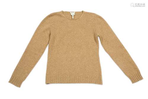 Hermes Tan Cashmere Jumper - size SM