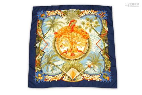 Hermes 'Aloha' Silk Scarf