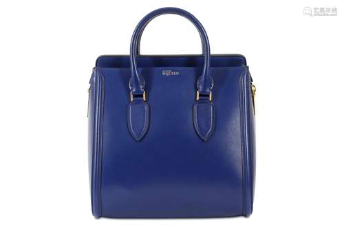 Alexander McQueen Blue Large Heroine Bag