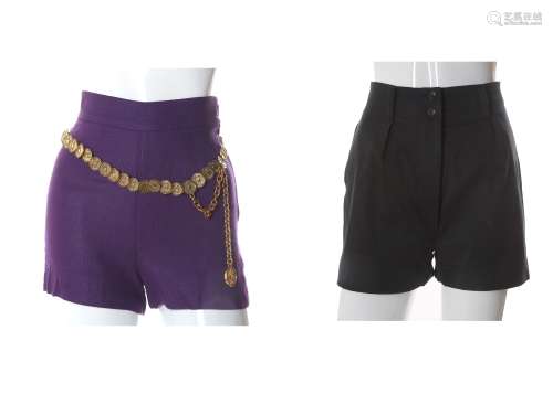 Azzedine Alaia and Moschino Shorts - size 38 and 34