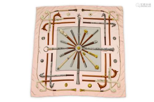 Hermes 'Cannes & Pommeaux' Silk Scarf
