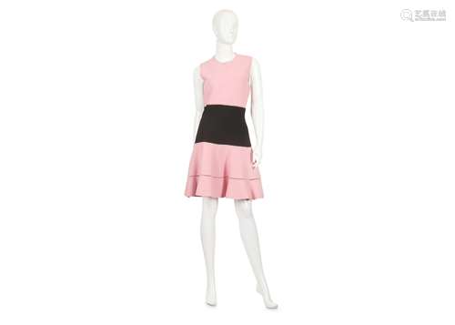 Alexander McQueen Pink and Black Dress - size XL