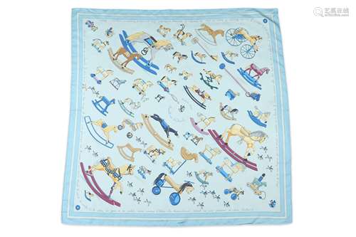 Hermes 'Raconte-Moi le Cheval' Silk Scarf