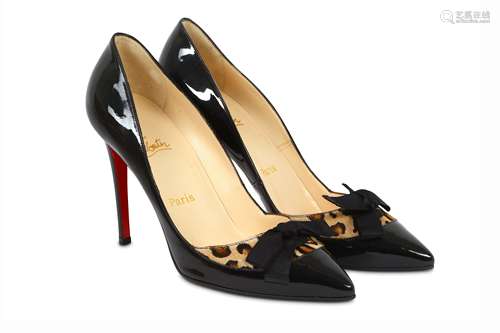 Christian Louboutin Limited Edition Black Patent Pigalle Heels - EU 41