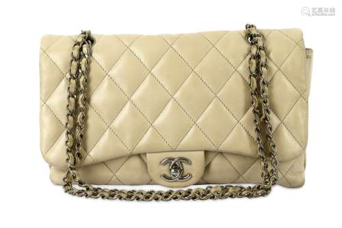 Chanel Grey Triple Flap Bag