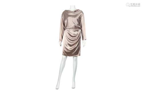 Yves Saint Laurent Rive Gauche Lilac Satin Dress