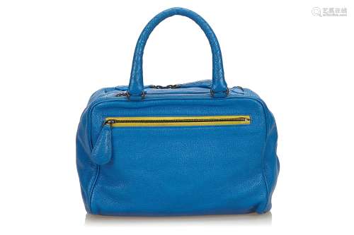 Bottega Veneta Bright Blue Bowler Bag