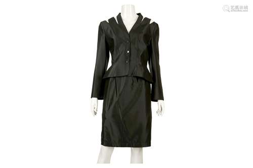 Thierry Mugler Black Skirt Suit - size 42