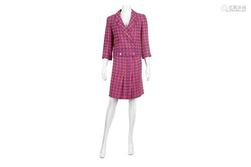 Chanel Houndstooth Skirt Suit