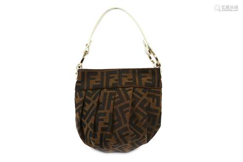 Fendi Brown Zucca Mini Chef Bag