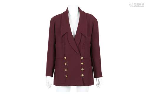 Chanel Boutique Bordeaux Jacket