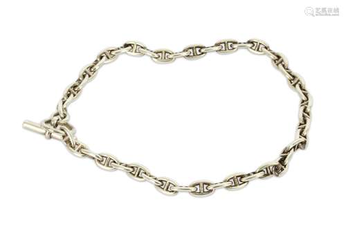 Hermes Chain d'Ancre Silver Necklace