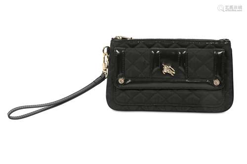 Burberry Black Quilted Pouch