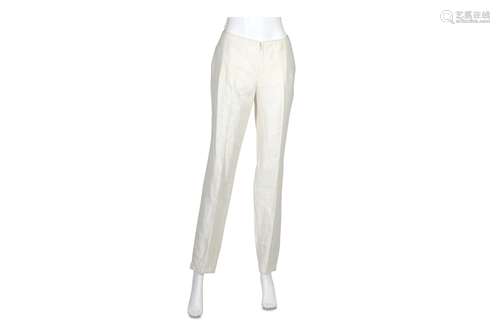 Chanel White Trousers - size 42