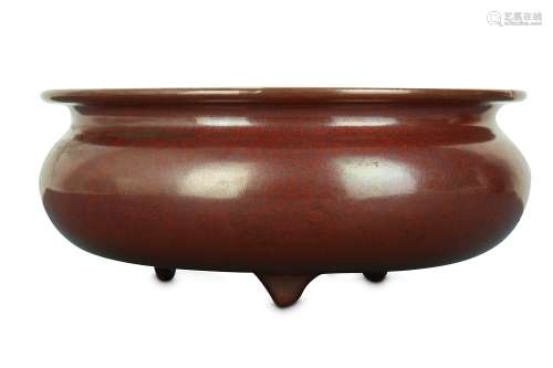 A CHINESE IRON-RUST INCENSE BURNER.