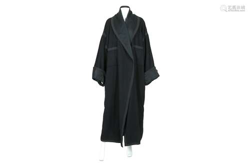 Chanel Black Kimono Style Coat - Free Size